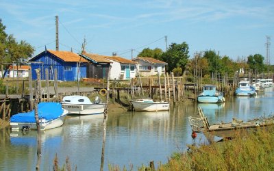 Bateaux sur la rive  La Tremblade